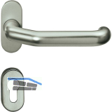 Dr�ckergarnitur MARCO - auf ovaler Rosette PZ, 35 - 65, 32x62, VK, matt