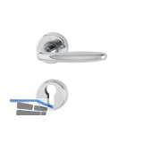 HOPPE Dr�ckergarnitur ROISSY - auf Rosette PZ, Messing verchromt