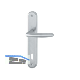 HOPPE Dr�ckergarnitur ROISSY - auf Schild BB 90, 35 - 54, Messing verchromt matt