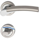 MARCHESI Dr�ckergarnitur MIND - auf Rosette WC, Zamak verchromt/vernickelt matt