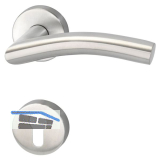 MARCHESI Dr�ckergarnitur NEW YORK - auf Rosette PZ, 38 - 45, Edelstahl