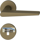 FSB Dr�ckergarnitur 12 1005 ASL auf Rosette BB, Aluminium mittelbronzefarbig