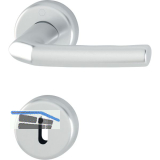 Dr�ckergarnitur BIRMINGHAM - auf Rosette BB, 37 - 42, silber eloxiert