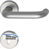 Dr�ckergarnitur WG 1700L - auf Rosette BB, 38 - 43, silber eloxiert