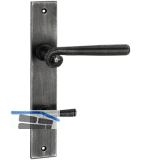 SCH�RGHOFER Dr�ckergarnitur AIST - auf Schild WC 90, verzinkt alt geb�rstet