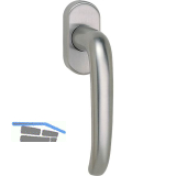 MARCHESI Fenstergriff BR�NN, VK 7 x 35 mm, Edelstahl matt