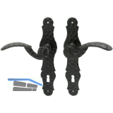 HALC� Dr�ckergarnitur SILL - auf Schild BB 90, schwarz lackiert