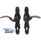 HALC� Dr�ckergarnitur SILL - auf Schild BB 90, verzinkt schwarz passiviert