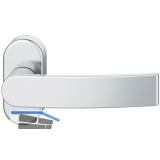 FSB Rahment�rdr�cker 09 1150 Hochhaltefeder, ovale Rosette, Edelstahl matt