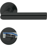 FSB Dr�ckergarnitur 10 1076 fl�chenb�ndig WC, 38 - 42, schwarz matt