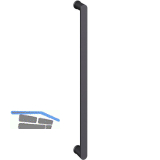 FSB T�rgriff 66 6550 halbrund, L�nge 635 mm, Aluminium schwarz matt