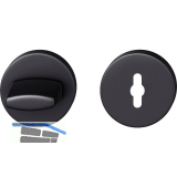 FSB WC Rosette 17 1735 00054 ASL, R/8 mm, ohne Schauscheibe, Aluminium schwarz
