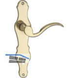 MARCHESI Dr�ckergarnitur L�FFELFORM - auf Schild BB 90, Messing poliert