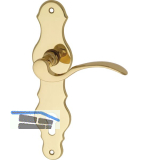 MARCHESI FH Dr�ckergarnitur L�FFELFORM - auf Schild PZ 88, Messing poliert