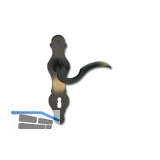 MARCHESI Dr�ckergarnitur L�FFELFORM - auf Schild BB 90, Messing patiniert