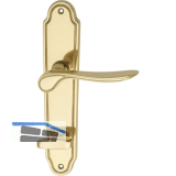 MARCHESI FH Dr�ckergarnitur K�LN - auf Schild WC 90, Messing poliert