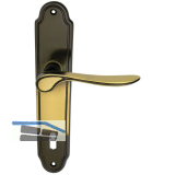 MARCHESI Dr�ckergarnitur K�LN - auf Schild BB 90, Messing patiniert