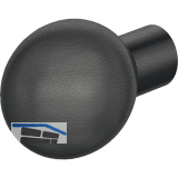 FSB Knopfdr�ckerlochteil 08 0802 04600 ASL drehbar, Aluminium schwarz matt