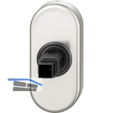 FSB Fenstergriff Adapter-Rosette oval, Aluminium silber eloxiert