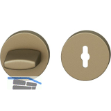 FSB WC Rosette 17 1735 00088 ASL, R/7 mm, ohne Schauscheibe, mittelbronzefarbig