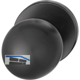 FSB T�rknopf 23 0802 03600 FH-AGL fest auf Rosette,Aluminium schwarz matt