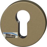 FSB Zylinderrosette rund 17 1735 01510 AGL, Aluminium mittelbronzefarbig