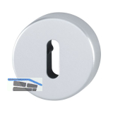 HOPPE Schl�sselrosette BB, � 53, H�he 9, silber eloxiert