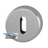 HOPPE Schl�sselrosette BB, � 53, H�he 9, Edelstahl - Effekt