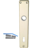 Langschild EUROPA, BB 90, neusilber eloxiert