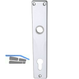 Langschild EUROPA, PZ 88, silber eloxiert