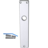 Langschild EUROPA, ungelocht, silber eloxiert