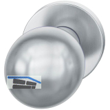 FSB T�rknopf 23 0802 ASL fest auf Rosette, Edelstahl matt