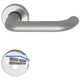 Dr�ckergarnitur SCH U - Form - auf Rosette BB, 38 - 43, silber eloxiert
