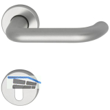 Dr�ckergarnitur SCH U - Form - auf Rosette PZ, 38 - 43, silber eloxiert