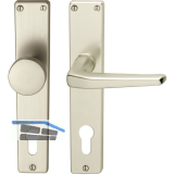 SCH - LINE Wechselgarnitur EUROPA - auf Schild PZ 88, Alu neusilber eloxiert