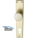 SCH-LINE Knopflangschild EUROPA, PZ 88, Wechsel-Rollstift M 10, neusilber elox.