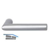 Dr�ckerlochteil SCH L - FORM - silber eloxiert