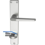 Dr�ckergarnitur EUROPA - auf Schild WC 90, 38 - 42, silber eloxiert