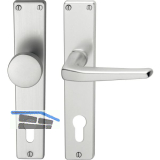 Wechselgarnitur EUROPA - auf Schild PZ 88, Alu silber eloxiert