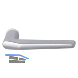 Dr�ckerlochteil EUROPA - silber eloxiert