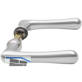 Dr�ckerpaar ELEGANT WG 500, Aluminium poliert