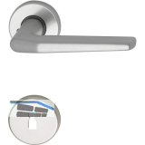 Dr�ckergarnitur EUROPA - auf Rosette BB, 38 - 42, silber eloxiert