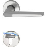 Dr�ckergarnitur EUROPA - auf Rosette PZ, 38 - 42, silber eloxiert