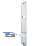 Langschild ELEGANT WG 500, WC 90, m. Drehknopf, Alu poliert