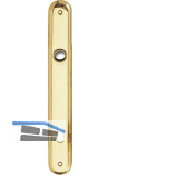 Langschild ELEGANT, BB 90, o. Hangerl, Messing poliert