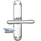 GRUNDMANN Fenstergriff ELEGANT 520 - gerade, 7x35, Alu poliert