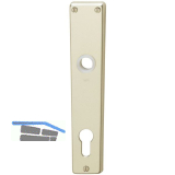 Langschild WG 2000, PZ 88, Alu neusilber eloxiert