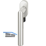 FSB Fenstergriff 34 1076 mit Selbstverriegelung, Aluminium silber eloxiert