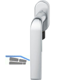 FSB Fenstergriff 34 1267 mit Selbstverriegelung, Edelstahl matt