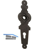 Haust�r - Langschild NOTTINGHAM, PZ88, Eisen verzinkt geschw�rzt